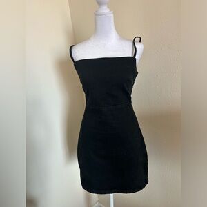 Zara TRF denim effect dress with straps